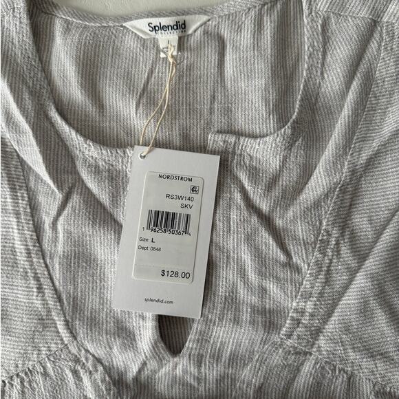 Splendid Susannah Top in Smoke Lavender Size L - Picture 5 of 9